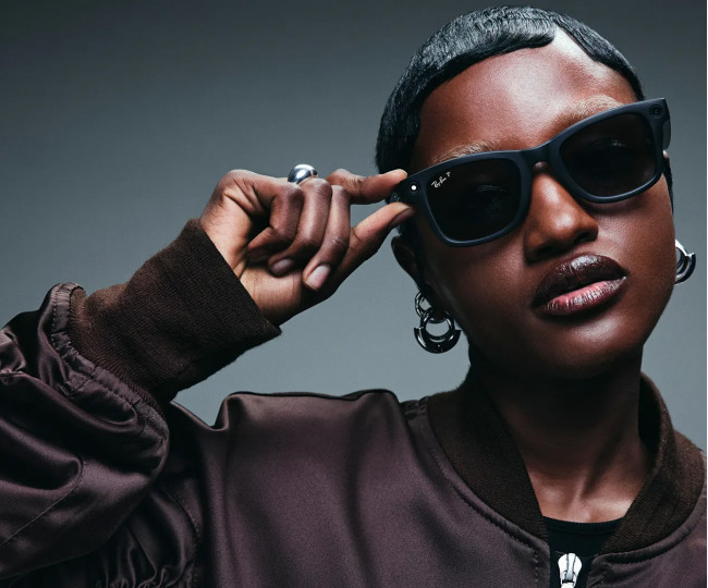 Смарт-очки Ray-Ban Meta Wayfarer (Gen 2) Matte Black, Lens color :Gradient Graphite